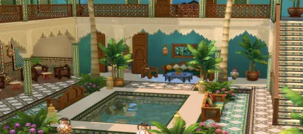 The Sims 4 Courtyard Oasis Kit thumbnail