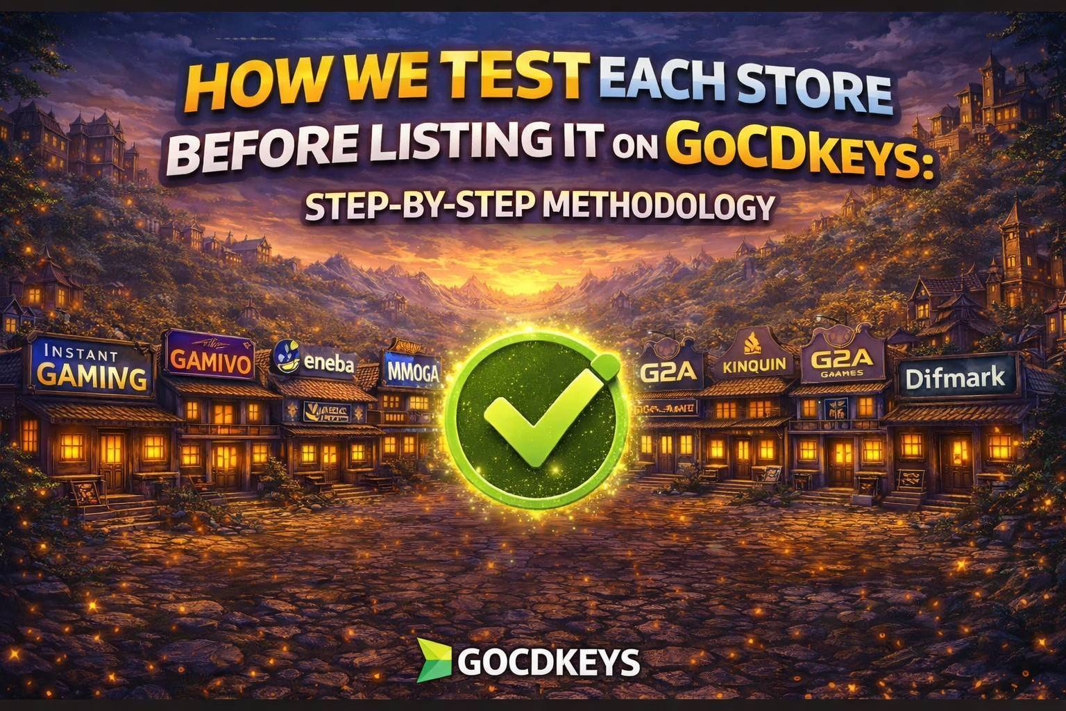 Wie wir jeden Shop testen, bevor wir ihn bei Gocdkeys listen: Schritt‑für‑Schritt‑Methodik